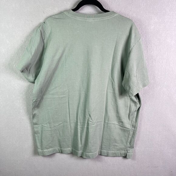 G Star Raw T-Shirt Mens XL Loose Fit Just the Product Heavyweight Crew Green - Picture 7 of 11